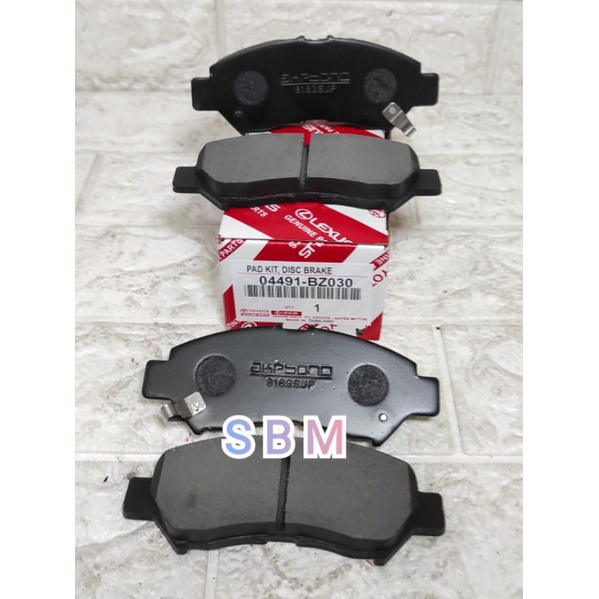 BRAKE PAD FRONT KAMPAS KANVAS REM CAKRAM DEPAN TOYOTA CALYA SIGRA