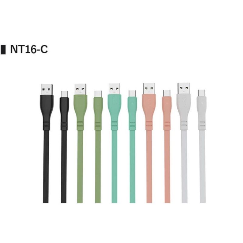 Foomee NT16 Kabel Data Micro USB, Type-C Fast Charging