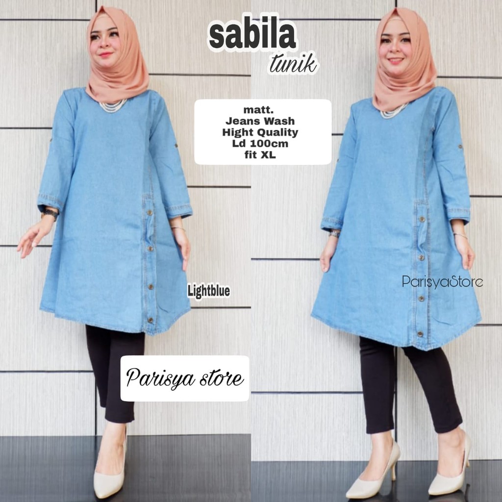 sabila blouse jeans