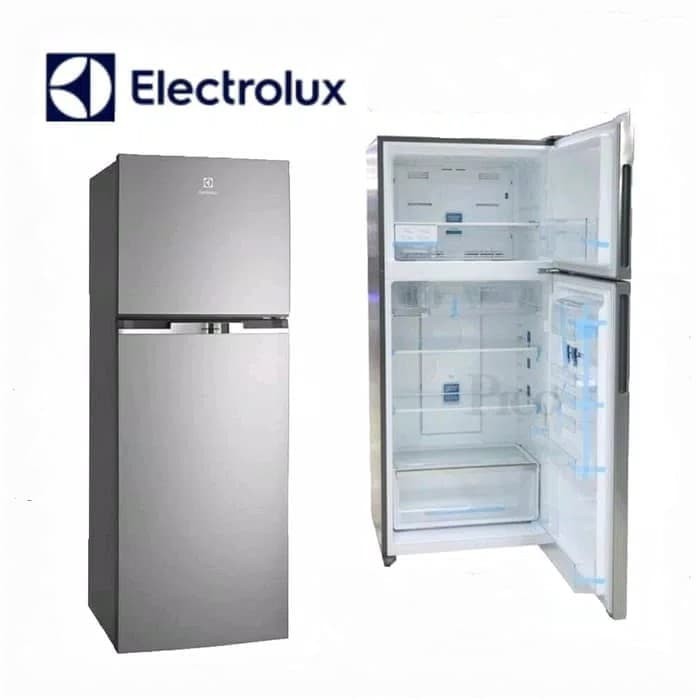 Kulkas Electrolux 2 Pintu 260 Liter Premium Anti Bau Deodorizer Rak Kaca Low Watt Silver Etb 2600 Shopee Indonesia