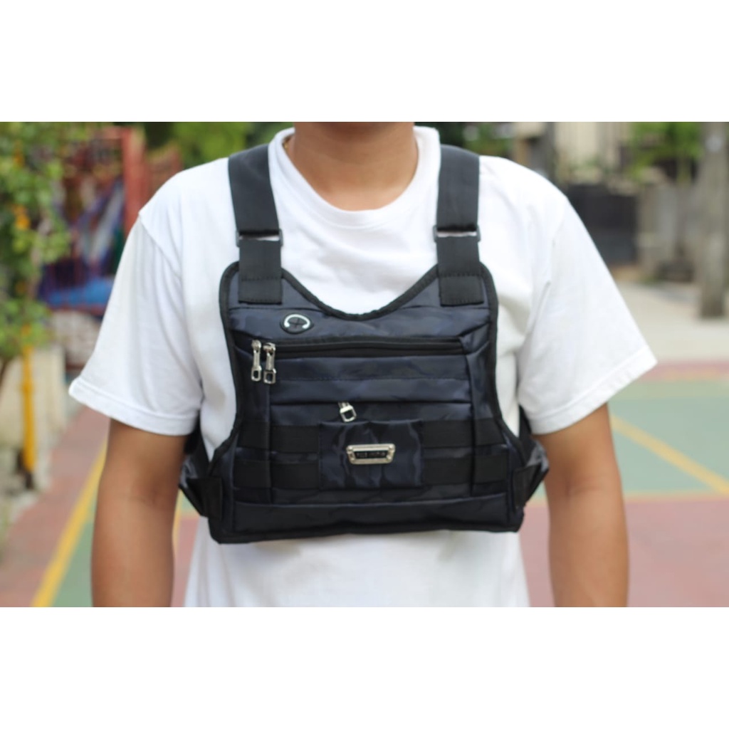 CHEST BAG WATERPROOF POLO AMSTAR TAS DADA TACTICAL RIG BAG OUTDOOR TAS SELEMPANG DADA