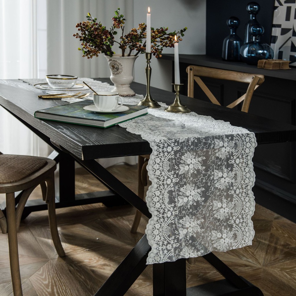 Nordic Lace Table Runner Modern Table Decoration Coffee Table Long Strip Beautifully Embroidered Princess Wind Shoe Cabinet Hollow Factory Shopee Indonesia Nordic Lace Table Runner Modern Table Decoration Coffee Table Long Strip Beautifully Embroidered Princess Wind Shoe Cabinet Hollow Factory Shopee Indonesia