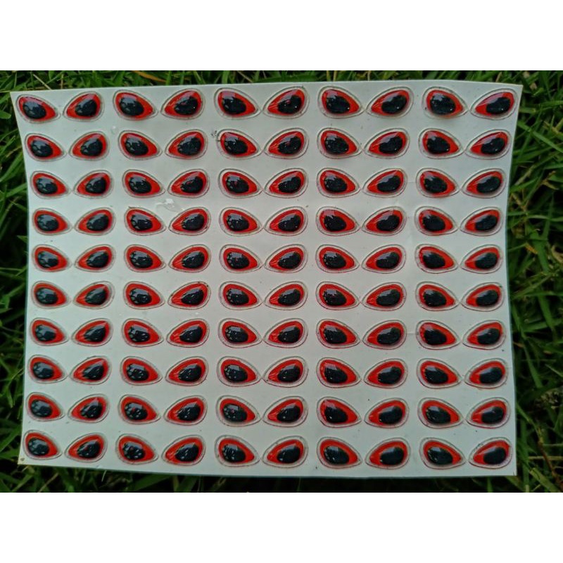 Stiker Mata ikan Koika 3d 100pcs