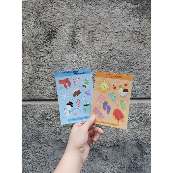 

Summer vs Winter Stickers