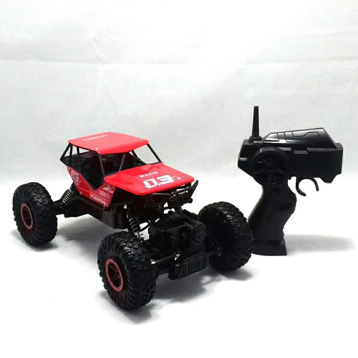 Rc Draken Rock Racer The King Of Climbing Car 4WD 2.4Ghz 1.18 Merah