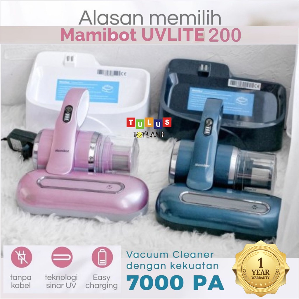 Mamibot UVLite200 UV 200 Vacuum Cleaner Cordless Mite Killer Vacum Penghisap Penyedot Debu Tungau