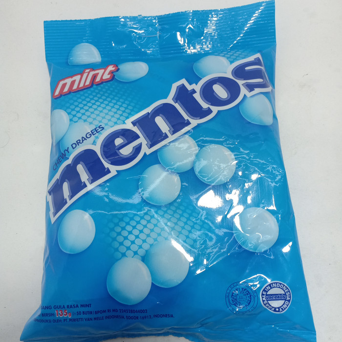 Permen Mentos mint berat 135 gr isi 50 pcs