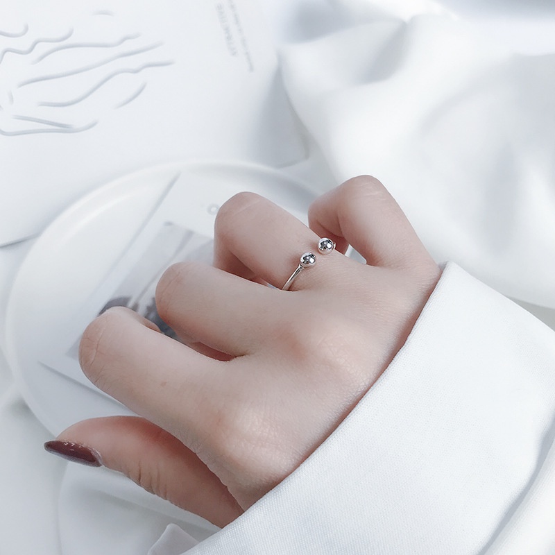 Cincin Bahan Titanium Steel Lapis Emas 18k Gaya Korea Untuk Unisex