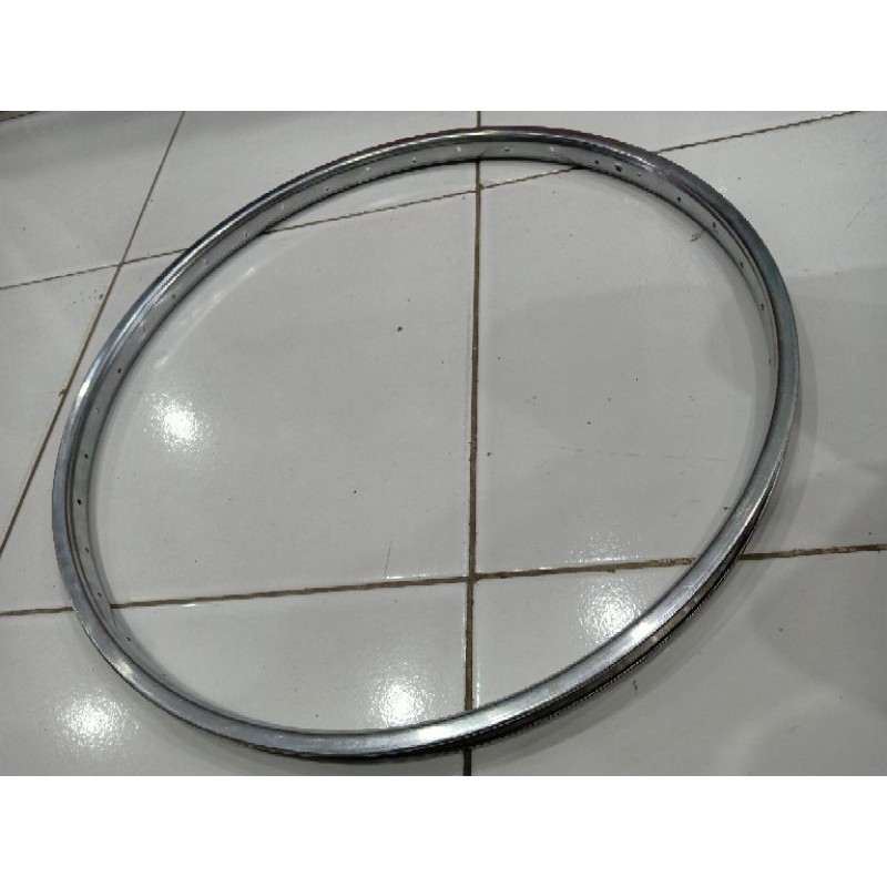 Velg sepeda 26 inch Mtb Mini Chrome besi 36hole