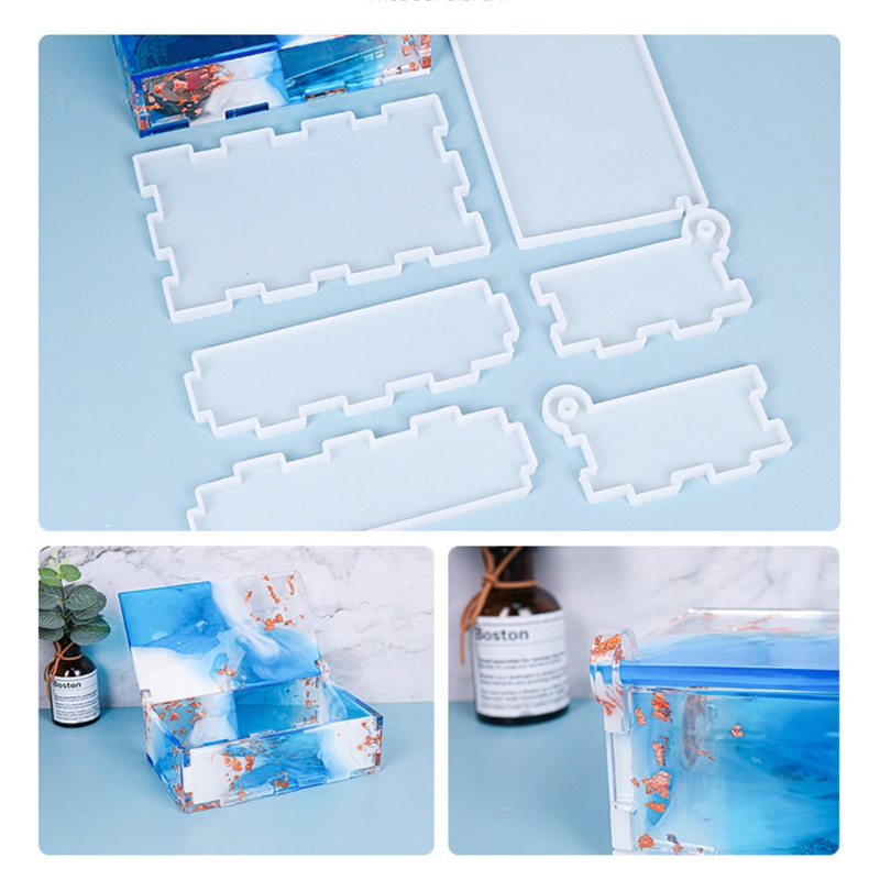 SIY  Jewelry Storage Case Holder Mold Ice crafts Fondants Improve Hands-on Ability Suitable for People of Different Ages