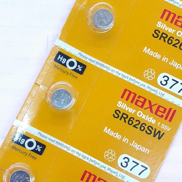 batre MAXELL SR 626 SW original batre jam tangan 377 batre ori harga grosir harga perbiji