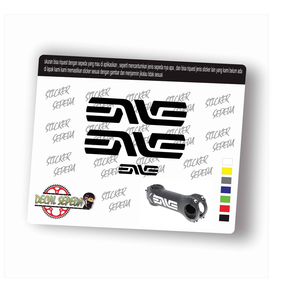 decal stem enve - sticker sepeda enve sworks  full cutting