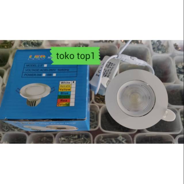 lampu led downlight 9w putih /9w 220v /led ceiling 9watt 220v -white