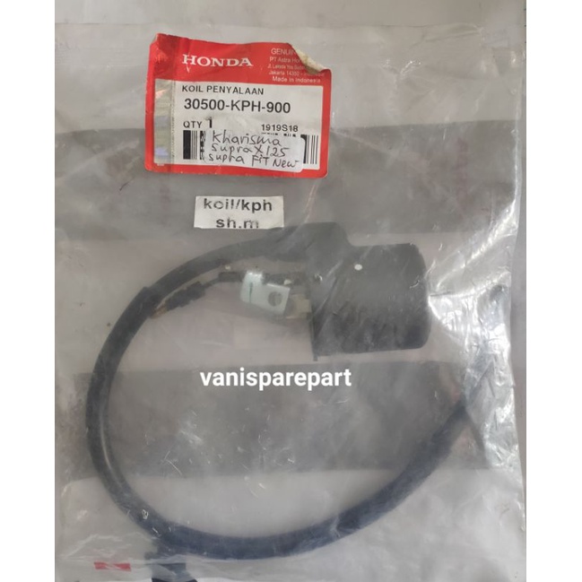 Coil Koil Kumparan Penyalaan Honda Kharisma Supra X 125 KPH Ori Honda