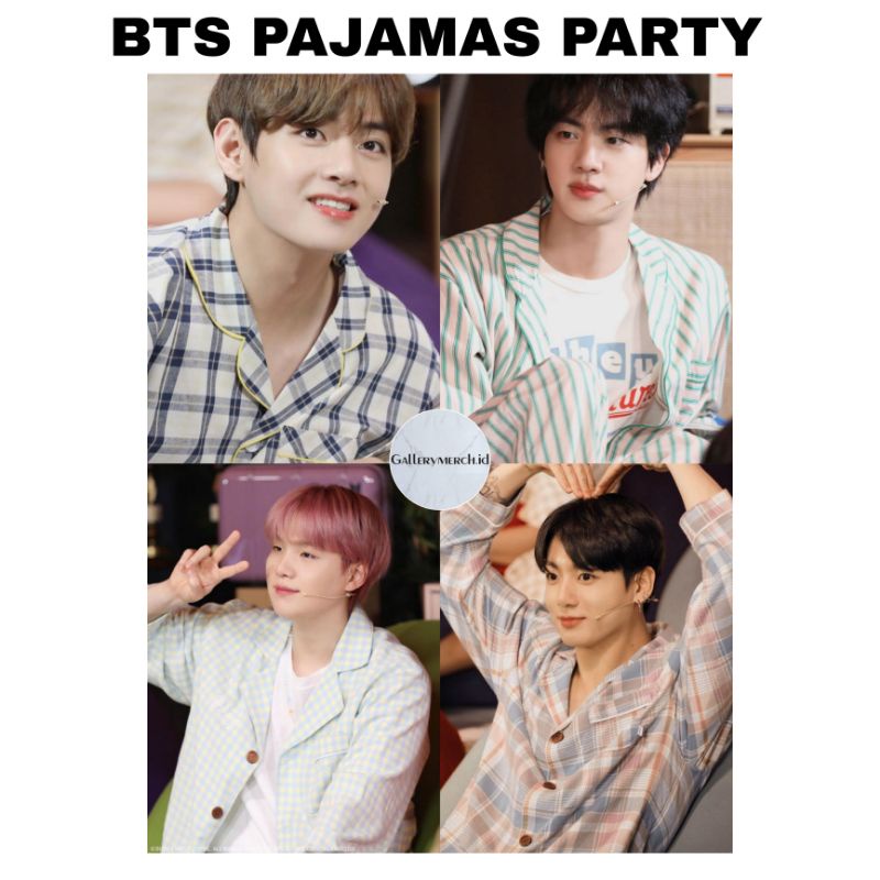 [READY STOCK] BTS PAJAMAS PARTY SEOKJIN JUNGKOOK TAEHYUNG SUGA