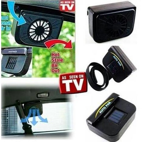 auto fan tenaga surya/ kipas pendingin kabin mobil