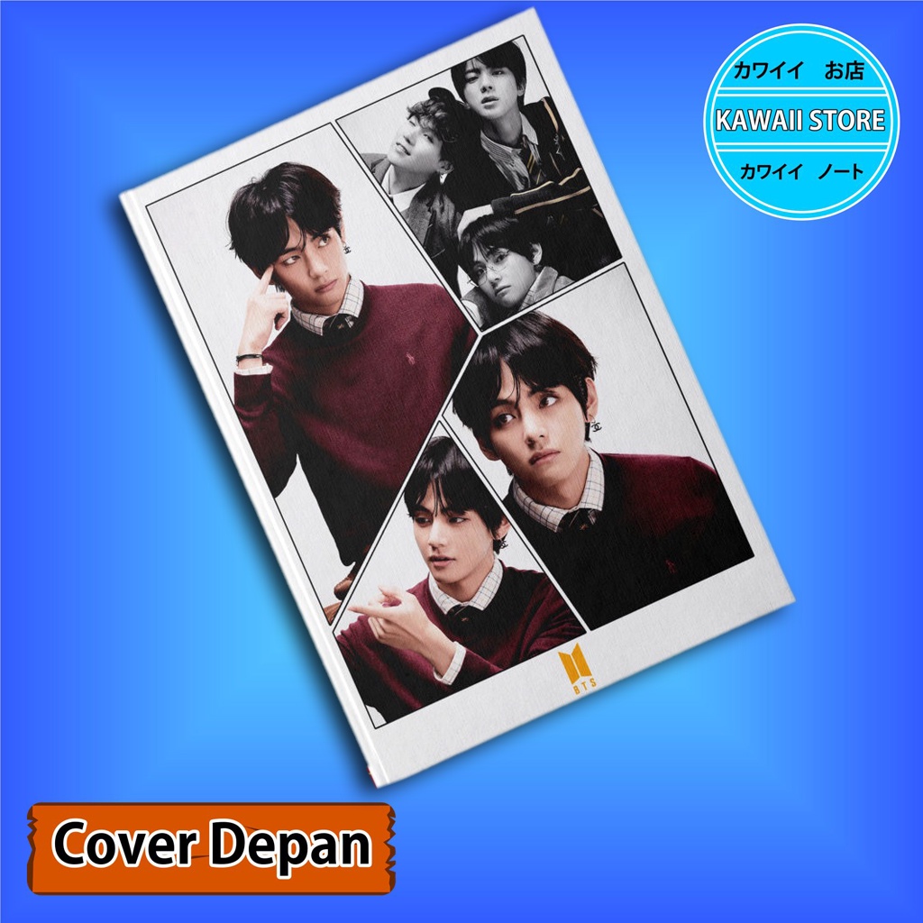 

Notebook / Pocket book Hard Cover Kpop Bts FRAME V uk A5 & A6 / Notes Book