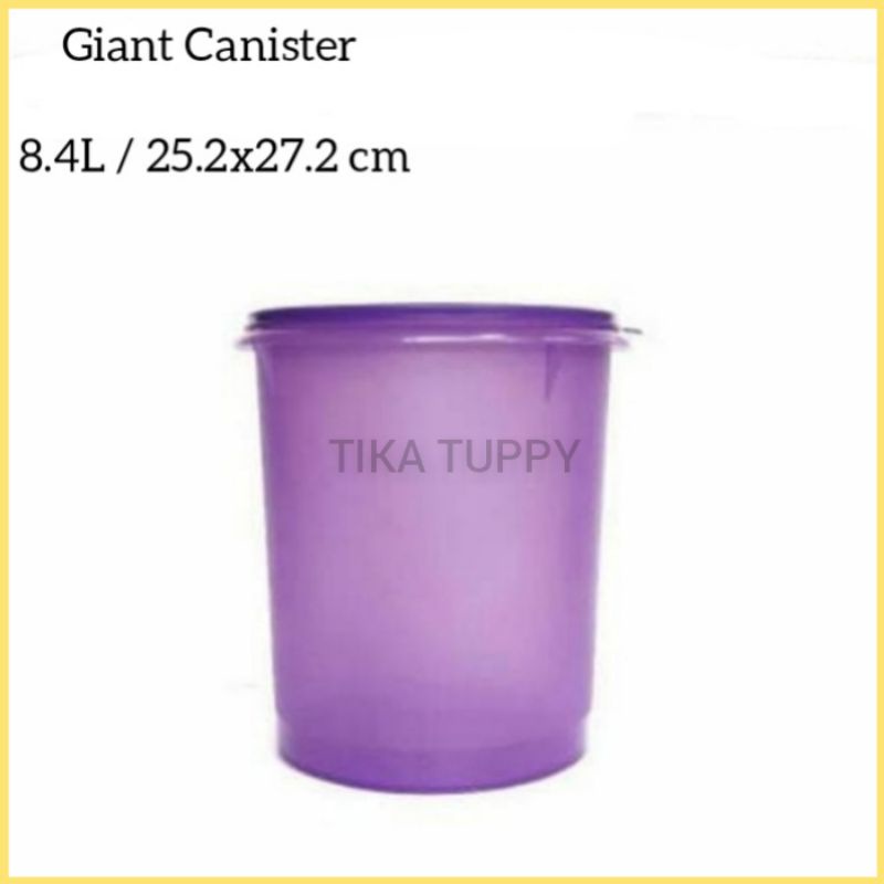 PROMO GIANT CANISTER UNGU TUPPERWARE ORIGINAL