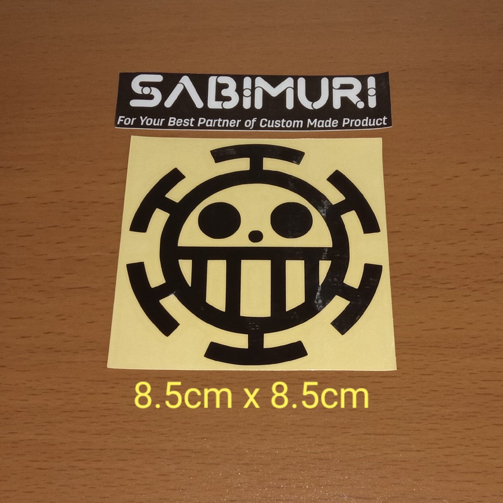 

Cutting Sticker Stiker Anime One Piece - Law Logo