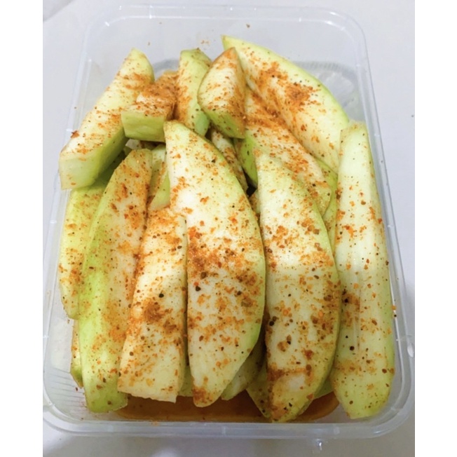 

Asinan mangga thailand Super Fresh, Free Bubuk (Asam Manis Pedas Seger)