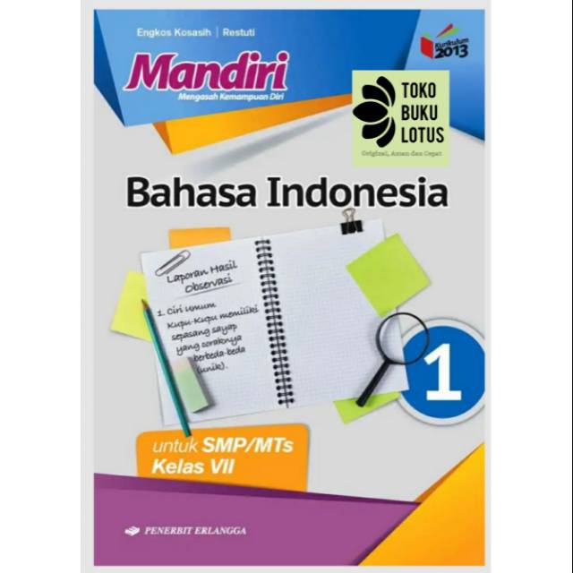 Buku Mandiri Bahasa Indonesia Kelas 7 Kurikulum 2013 Ilmusosial Id