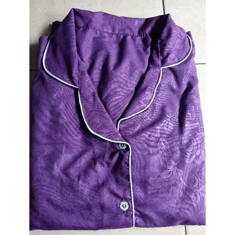 LoverFashion Cp piyama embos-Ungu