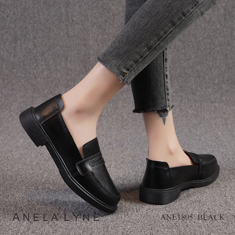 ANELA LYNE FLAT LOAFERS SHOES NYAMAN DANNA ANE 1805 ORIGINAL