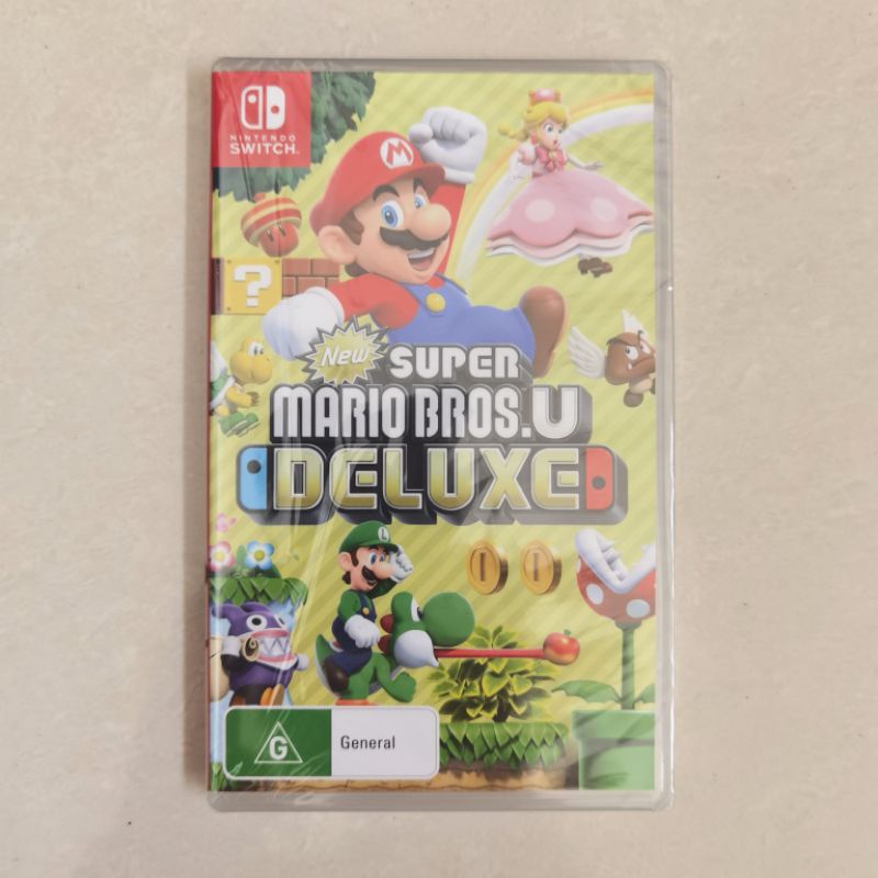 New Super Mario Bros U Deluxe Nintendo Switch Kaset