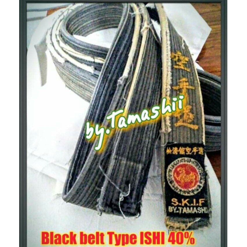 SABUK HITAM BELADIRI/BLACK BELT,SABUK VINTAGE,UNTUK KARATE,AIKIDO,JUJITSU,TAEKWONDO,DLL