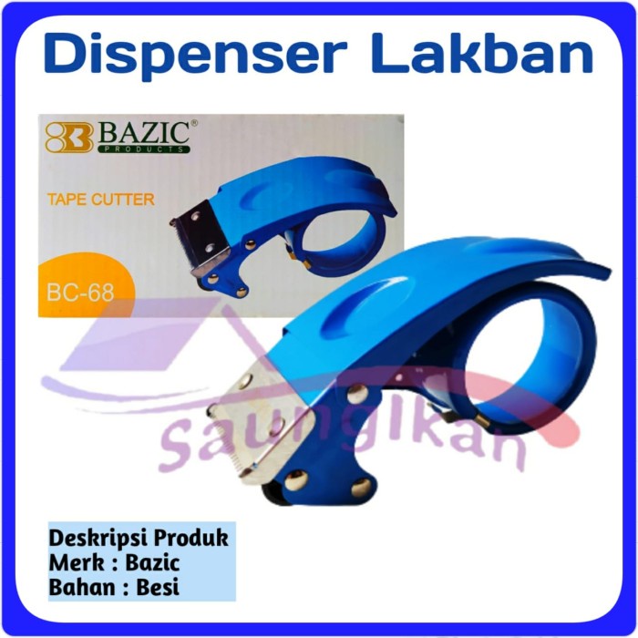 

Gaya Dispenser Lakban Jumbo Bazic L 4.5 Cm Max 300 Meter Trendi