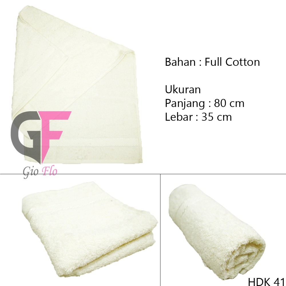 GIOFLO Handuk Wajah Katun Creme / HDK 41