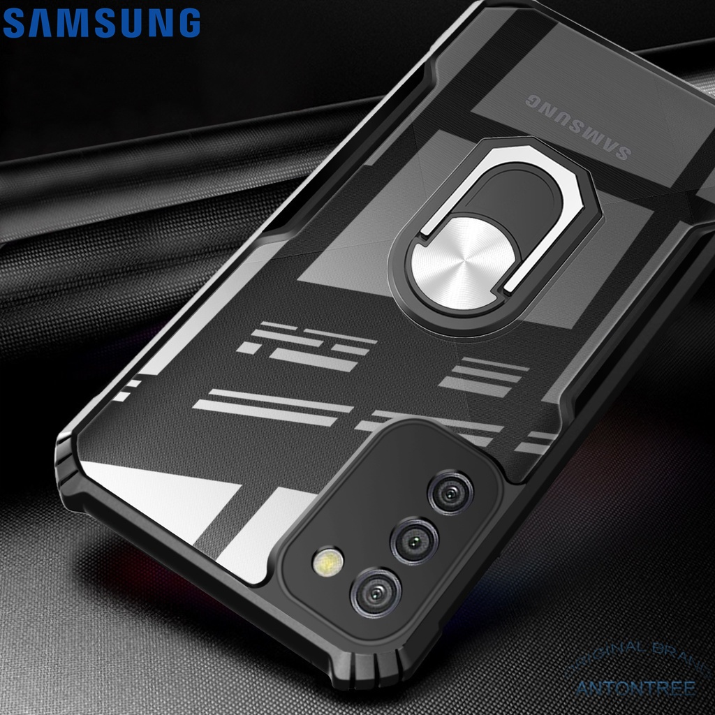 Case Samsung S20 FE Armor XUNDD i-Ring Standing Transparan CLEAR Armor