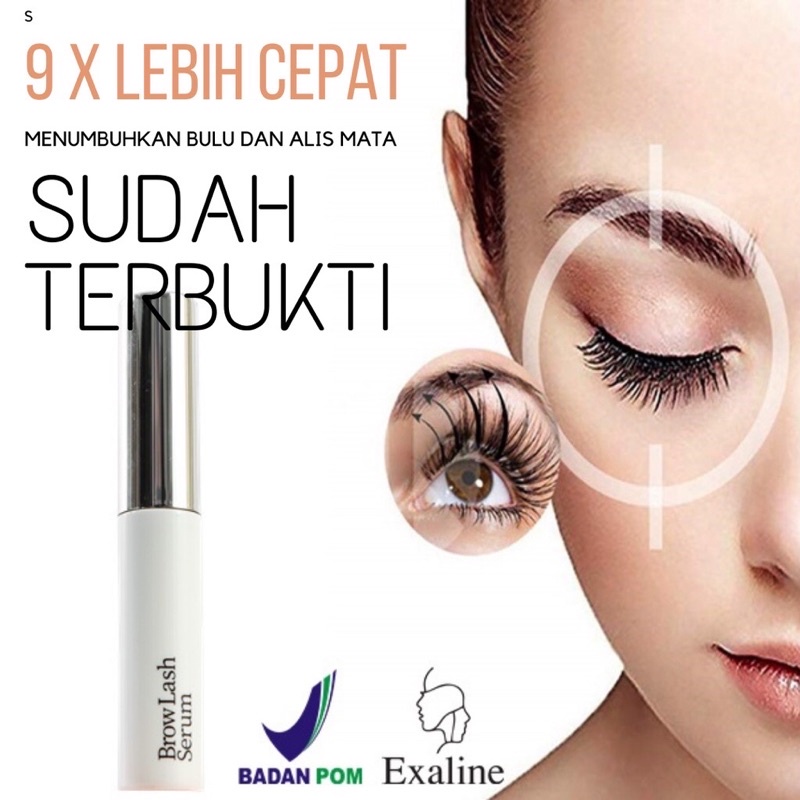EXALINE BROWLASH SERUM | SERUM BULUMATA&ALIS NO.1 DI INDONESIA