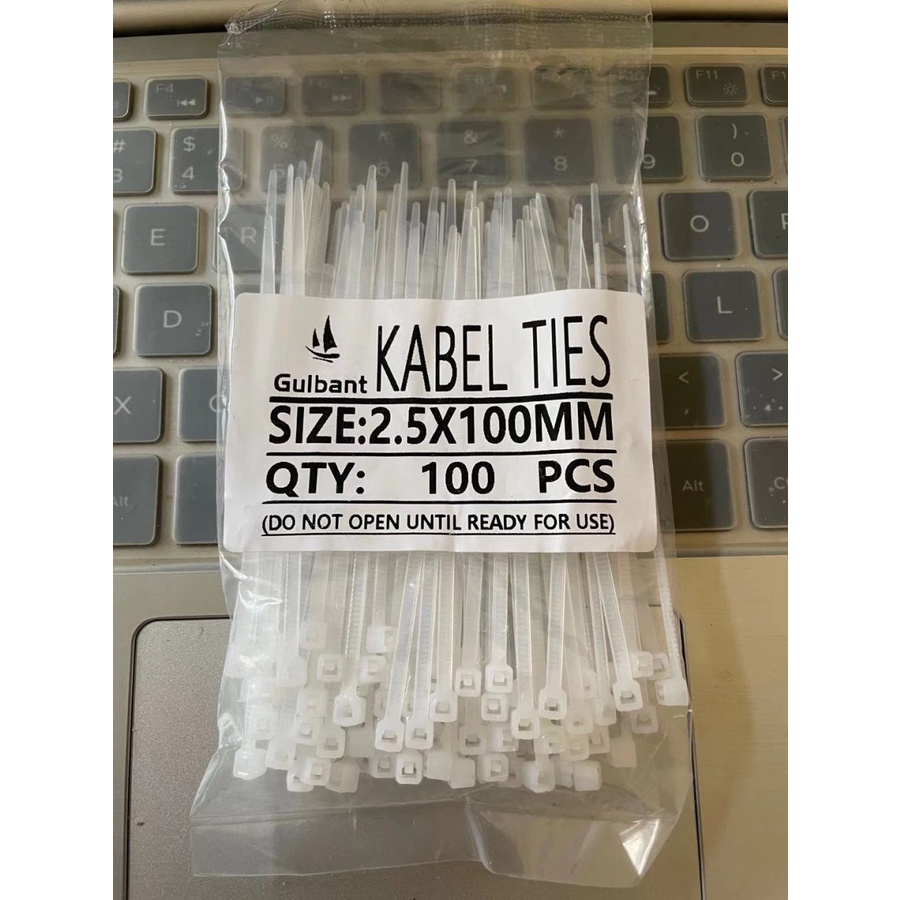 Kabel Ties Cable Tie 2.5 x 100mm (10cm) /Dasi Kabel 10cm