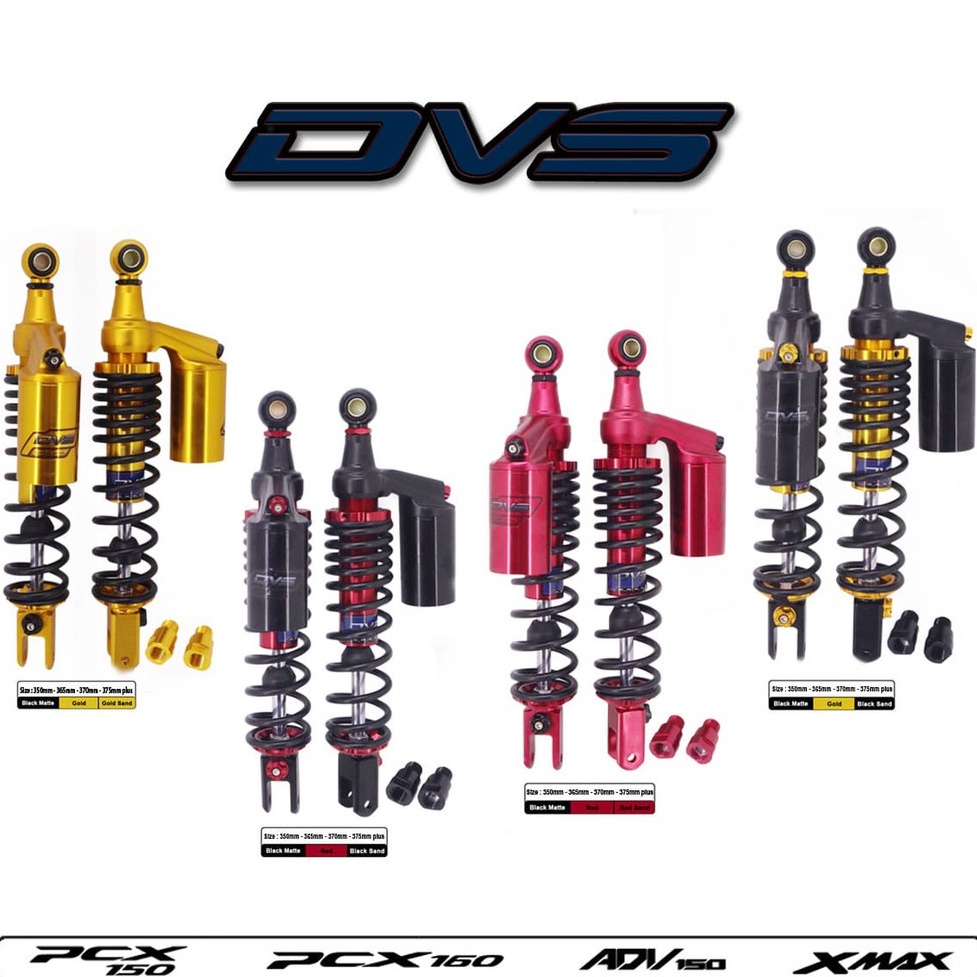 Shock Tabung Shockbreaker Tabung DVS Universal shock tabung matic Pcx 150,Pcx 160,Adv,Xmax 350mm-375mm