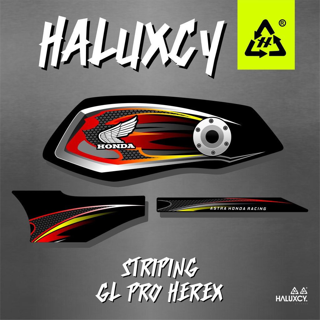 strirping gl herex / stiker gl pro max variasi / stiker striping gl herex