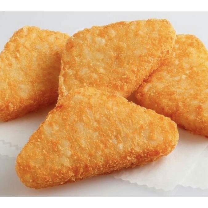 

MAKANAN BEKU / KENTANG HASHBROWN TRIANGLE CRUNCHY 1 KG NON COD