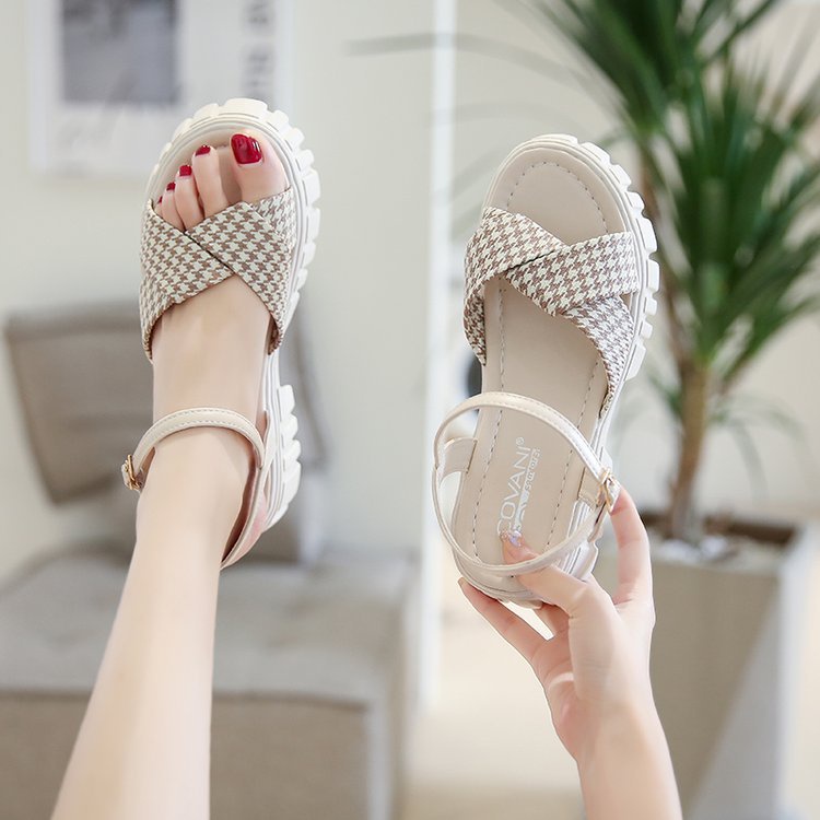 BS /  Sepatu Sandal Wedges Wanita Premium S-13