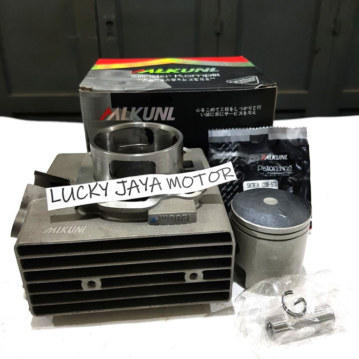 Blok cylinder block seher Boring Piston Kit Assy Satria 2tak Satria2tak 120r Hiu Lumba Milkuni