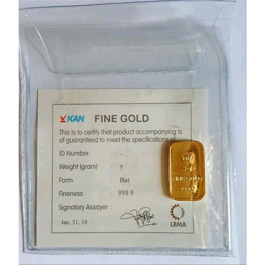 Logam mulia 5 gram antam