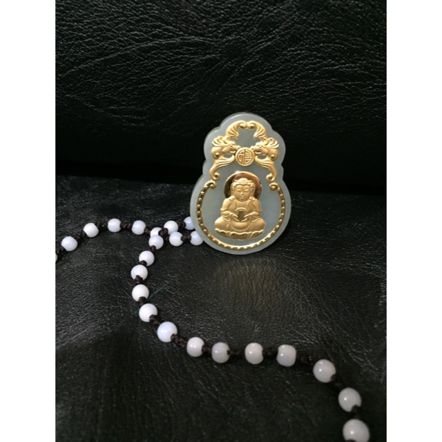 Kalung Giok Emas Asli Bersertifikat