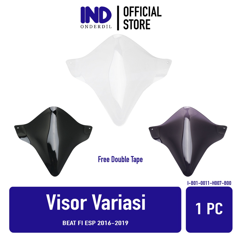 IND Onderdil Visor-Windshield-Winsil-Winshild-Wind Shield-Sil-Shild Beat FI eSP-Street 2016-2019 Hit