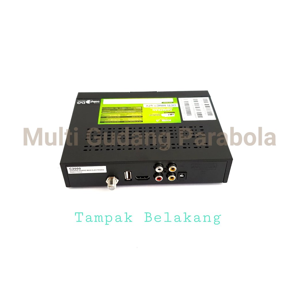 Receiver Kvision C 2000 BROMO Hybrid C Ku Susun Channel Open MNC Grup