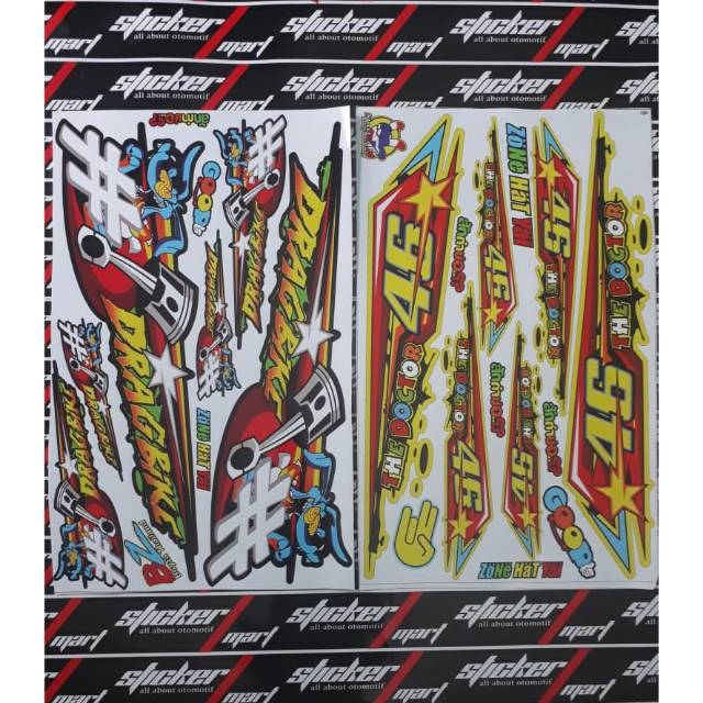 Striping All Bebek Matic Sticker Universal Shopee Indonesia