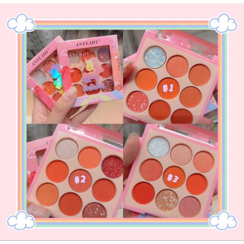 PROMO!!!EYESHADOW PEACH 9 COLORS ANY LADY 791/970