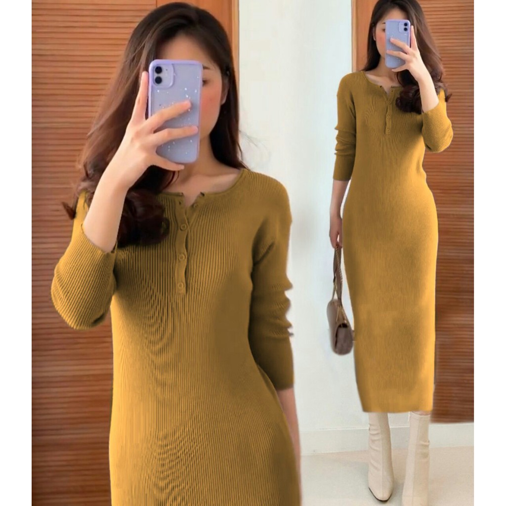 Dress Oonfaa - Dress Casual Wanita Terbaru - Pakaian Wanita