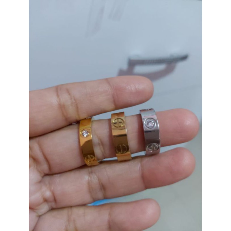 Cincin Cartier Mata Premium Titanium