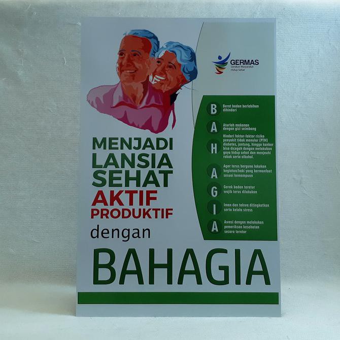 Poster Lansia Bahagia CUCI GUDANG