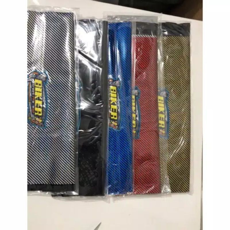 JOK MOTOR KULIT SARUNG JOK MOTOR KARBON KEVLAR CARBON BIKER ORI