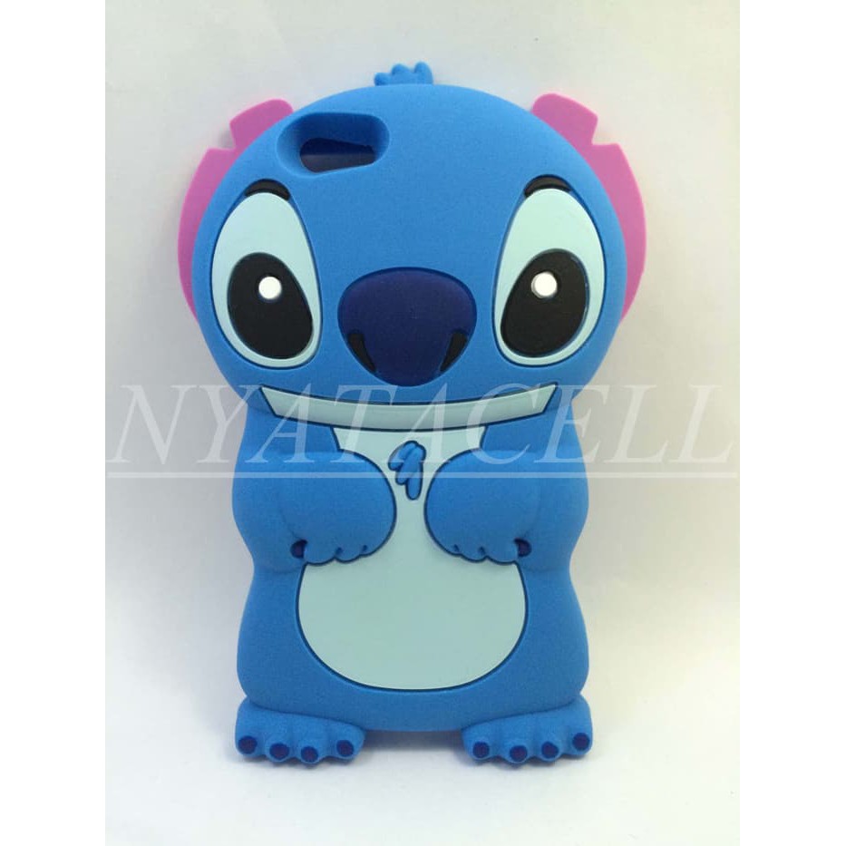 Case 4D Stitch Oppo F1S A59 /Karakter/Lilo/Softcase/Soft/3d/Rubber dari Asesoris HP Ku..